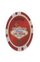 25 piece 115 grams las vegas chips red book cover