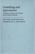 gambling  speculation hardcover book cover