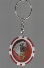 poker keychain assorted book cover