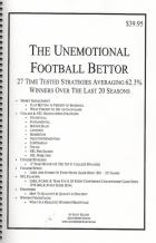 the unemotional football bettor book cover