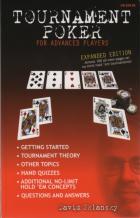 tournament poker for advanced players book cover