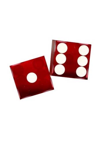 red casinon dice used